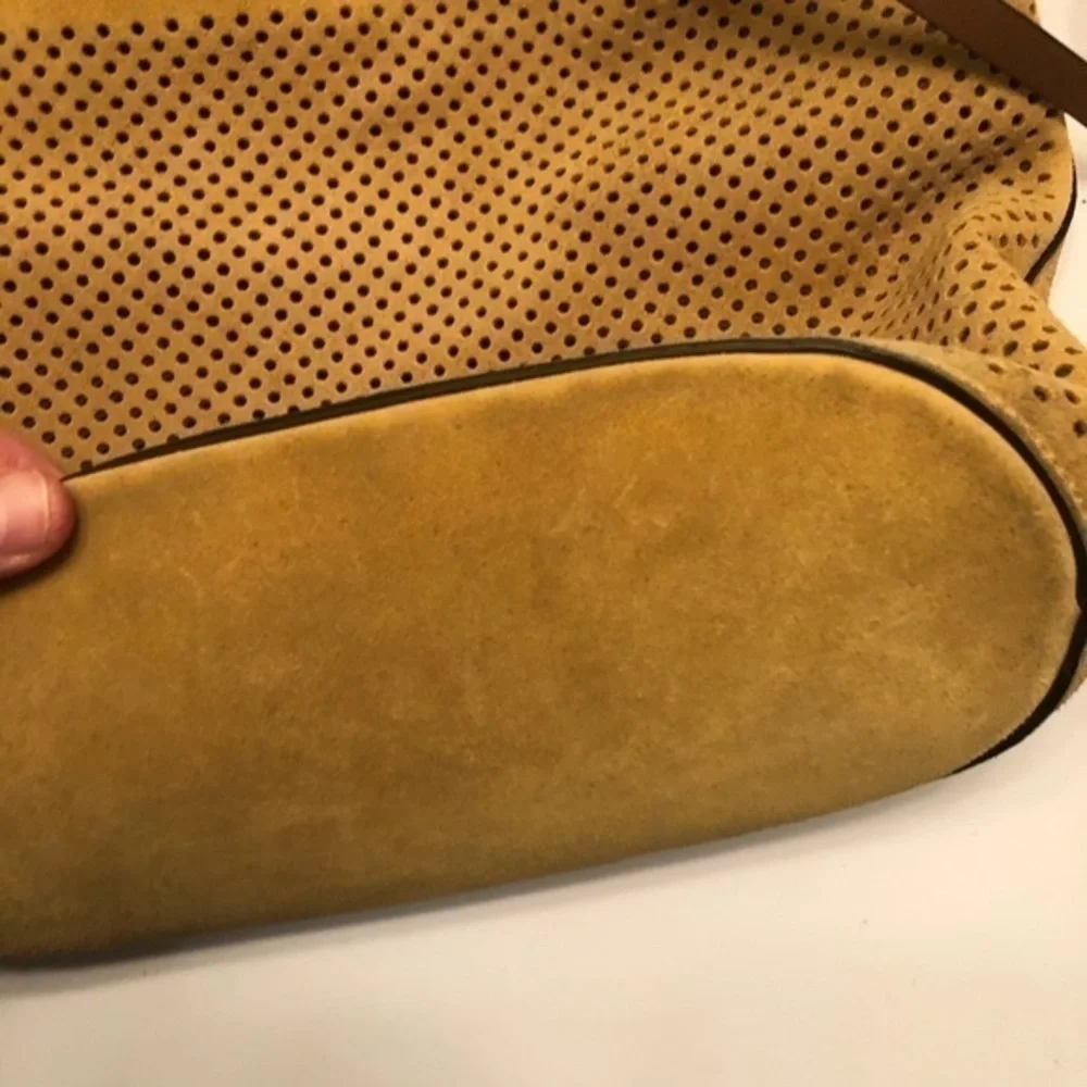 Michael kors collection suede Miranda tote bag
